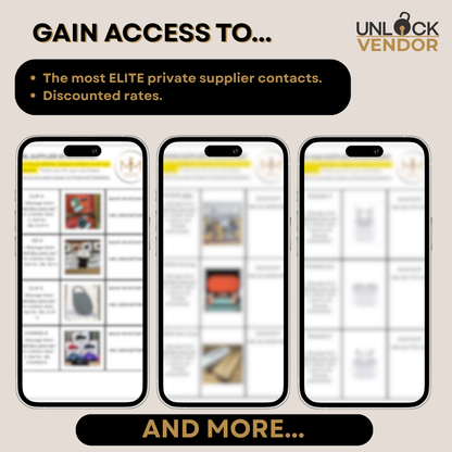 The Full Supplier List *PASSING*